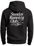 Herren Hoodie Backprint Sport Laufen Joggen Grafik Sunday Running Club Retro Rückenaufdruck Fashion Streetstyle Neverless®preview