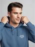 Herren Hoodie Backprint Sport Laufen Joggen Grafik Sunday Running Club Retro Rückenaufdruck Fashion Streetstyle Neverless®preview