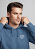 Herren Hoodie Backprint Sport Laufen Joggen Grafik Sunday Running Club Retro Rückenaufdruck Fashion Streetstyle Neverless®preview