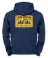 Herren Hoodie Backprint SpuchThink Outside Rückenaufdruck Wald Outdoor Camping Motiv Kapuzenpulli Männer Neverless®preview