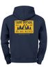 Herren Hoodie Backprint SpuchThink Outside Rückenaufdruck Wald Outdoor Camping Motiv Kapuzenpulli Männer Neverless®preview
