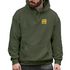 Herren Hoodie Backprint SpuchThink Outside Rückenaufdruck Wald Outdoor Camping Motiv Kapuzenpulli Männer Neverless®preview