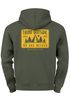 Herren Hoodie Backprint SpuchThink Outside Rückenaufdruck Wald Outdoor Camping Motiv Kapuzenpulli Männer Neverless®preview