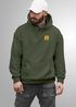 Herren Hoodie Backprint SpuchThink Outside Rückenaufdruck Wald Outdoor Camping Motiv Kapuzenpulli Männer Neverless®preview