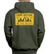 Herren Hoodie Backprint SpuchThink Outside Rückenaufdruck Wald Outdoor Camping Motiv Kapuzenpulli Männer Neverless®preview