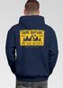 Herren Hoodie Backprint SpuchThink Outside Rückenaufdruck Wald Outdoor Camping Motiv Kapuzenpulli Männer Neverless®preview