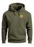 Herren Hoodie Backprint SpuchThink Outside Rückenaufdruck Wald Outdoor Camping Motiv Kapuzenpulli Männer Neverless®preview