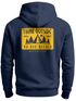 Herren Hoodie Backprint SpuchThink Outside Rückenaufdruck Wald Outdoor Camping Motiv Kapuzenpulli Männer Neverless®preview