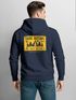 Herren Hoodie Backprint SpuchThink Outside Rückenaufdruck Wald Outdoor Camping Motiv Kapuzenpulli Männer Neverless®preview