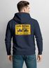 Herren Hoodie Backprint SpuchThink Outside Rückenaufdruck Wald Outdoor Camping Motiv Kapuzenpulli Männer Neverless®preview