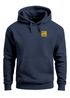 Herren Hoodie Backprint SpuchThink Outside Rückenaufdruck Wald Outdoor Camping Motiv Kapuzenpulli Männer Neverless®preview