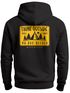 Herren Hoodie Backprint SpuchThink Outside Rückenaufdruck Wald Outdoor Camping Motiv Kapuzenpulli Männer Neverless®preview