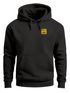 Herren Hoodie Backprint SpuchThink Outside Rückenaufdruck Wald Outdoor Camping Motiv Kapuzenpulli Männer Neverless®preview