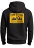 Herren Hoodie Backprint SpuchThink Outside Rückenaufdruck Wald Outdoor Camping Motiv Kapuzenpulli Männer Neverless®preview