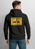 Herren Hoodie Backprint SpuchThink Outside Rückenaufdruck Wald Outdoor Camping Motiv Kapuzenpulli Männer Neverless®preview