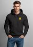 Herren Hoodie Backprint SpuchThink Outside Rückenaufdruck Wald Outdoor Camping Motiv Kapuzenpulli Männer Neverless®preview
