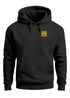 Herren Hoodie Backprint SpuchThink Outside Rückenaufdruck Wald Outdoor Camping Motiv Kapuzenpulli Männer Neverless®preview