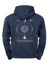 Herren Hoodie Backprint Sun & Moon | Kapuzensweatshirt mit Sonne Mond Design Spiritual Streetwear Style Neverless®preview