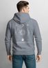 Herren Hoodie Backprint Sun & Moon | Kapuzensweatshirt mit Sonne Mond Design Spiritual Streetwear Style Neverless®preview