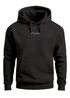 Herren Hoodie Backprint Take Me to Paradise | Schwarzweiß Palmen Motiv Minimal Streetwear Style Neverless®preview