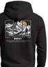 Herren Hoodie Backprint Wandern Himalaya Rückenaufdruck Motiv Kapuzen-Pullover Männer Fashion Streetstyle Neverless®preview