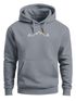 Herren Hoodie Camping Line Art Kapuzensweatshirt mit Outdoor Symbolen Lagerfeuer Berge Männer Fashion Streetstyle Neverless®preview