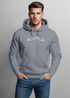 Herren Hoodie Camping Line Art Kapuzensweatshirt mit Outdoor Symbolen Lagerfeuer Berge Männer Fashion Streetstyle Neverless®preview