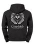 Herren Hoodie Courtside Tennis Club | Kapuzensweatshirt mit Tennis-Motiv und Rückendruck | Sportlicher Look Streetwear Neverless®preview