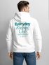 Herren Hoodie Everyday Running Club Kapuzensweatshirt mit Motivations-Print Sport Streetwear Fitness Style Neverless®preview