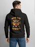 Herren Hoodie Into the Jungle | Kapuzensweatshirt mit Tiger Print und Retro Design Streetwear Fashion Männer Neverless®preview
