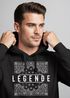Herren Hoodie Legende Paisley Muster Kapuzen-Pullover Männer Neverless®preview