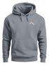 Herren Hoodie Minimal Mountain Kapuzensweatshirt Logo Bergmotiv Nature Inspired Streetwear Neverless®preview