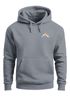 Herren Hoodie Minimal Mountain Kapuzensweatshirt Logo Bergmotiv Nature Inspired Streetwear Neverless®preview