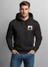 Herren Hoodie mit Bäumen Sonne Schlichtes Outdoor Brustmotiv Nature Logo Streetwear Fashion Streetstyle Neverless®preview