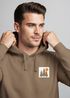 Herren Hoodie mit Bäumen Sonne Schlichtes Outdoor Brustmotiv Nature Logo Streetwear Fashion Streetstyle Neverless®preview