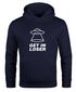 Herren Hoodie mit Spruch - Get In Loser - Ufo Moonworks®preview