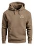 Herren Hoodie Mountain Logo  Kapuzensweatshirt mit kleinem Brustlogo Berg Symbol Minimal Outdoor Style Neverless®preview
