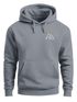 Herren Hoodie Mountain Logo  Kapuzensweatshirt mit kleinem Brustlogo Berg Symbol Minimal Outdoor Style Neverless®preview
