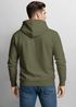 Herren Hoodie Mountain Minimal | Kapuzensweatshirt mit Bergmotiv und Sonne Outdoor Streetwear Design Neverless®preview