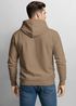 Herren Hoodie Mountain Minimal | Kapuzensweatshirt mit Bergmotiv und Sonne Outdoor Streetwear Design Neverless®preview