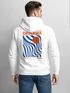 Herren Hoodie Okinawa Kyūshū | Kapuzenpullover mit Sonne Welle Print Vintage Japan Style Retro Grafik Print Neverless®preview