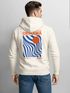 Herren Hoodie Okinawa Kyūshū | Kapuzenpullover mit Sonne Welle Print Vintage Japan Style Retro Grafik Print Neverless®preview
