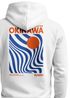 Herren Hoodie Okinawa Kyūshū | Kapuzenpullover mit Sonne Welle Print Vintage Japan Style Retro Grafik Print Neverless®preview