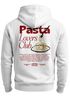 Herren Hoodie Pasta Lovers Club | Kapuzensweatshirt Backprint Spaghetti Design Food Retro Style Männer Fashion Neverless®preview