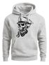 Herren Hoodie Totenkopf Kapitän Captain Skull Sailor Totenschädel Kapuzen-Pullover Männer Neverless®preview