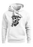 Herren Hoodie Totenkopf Kapitän Captain Skull Sailor Totenschädel Kapuzen-Pullover Männer Neverless®preview