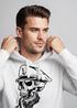 Herren Hoodie Totenkopf Kapitän Captain Skull Sailor Totenschädel Kapuzen-Pullover Männer Neverless®preview