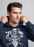 Herren Long-Sleeve Biker Motorrad Motiv Freedom is a full Tank Skull Totenkopf Neverless®preview