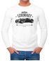 Herren Longsleeve Hot Rod Retro Auto Car Oldschool Rockabilly Langarmshirt Moonworks®preview