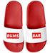 Herren mit Spruch BUMS BAR –Gadget Malle, Festival JGA Männerurlaub– Witzige Badeschlappen für Urlaub Moonworks®preview